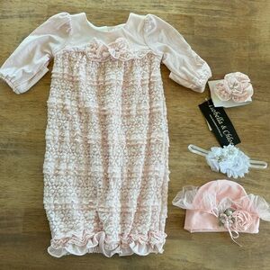 Isobella & Chloe Newborn Gown